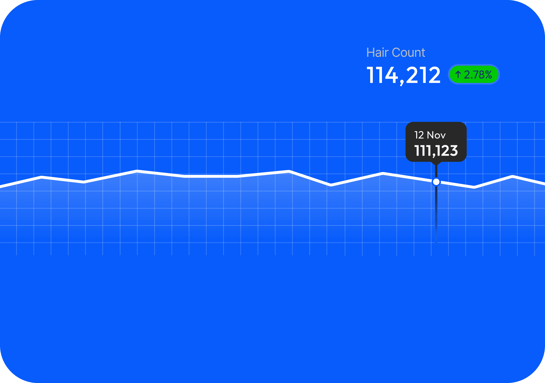 Hair monitoring visualization 1