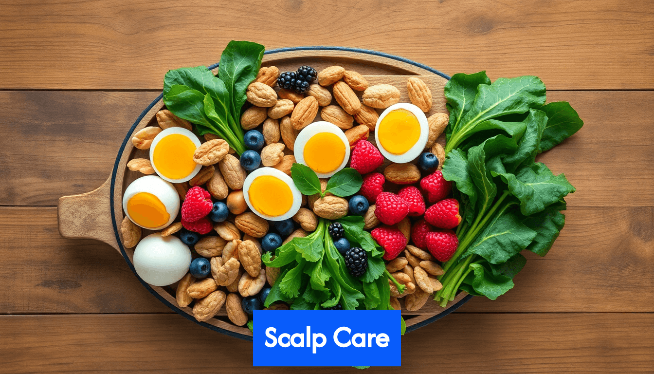 Nutritional foods for hair growth