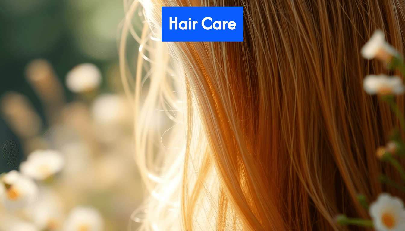 Healthy hair with vibrant shine