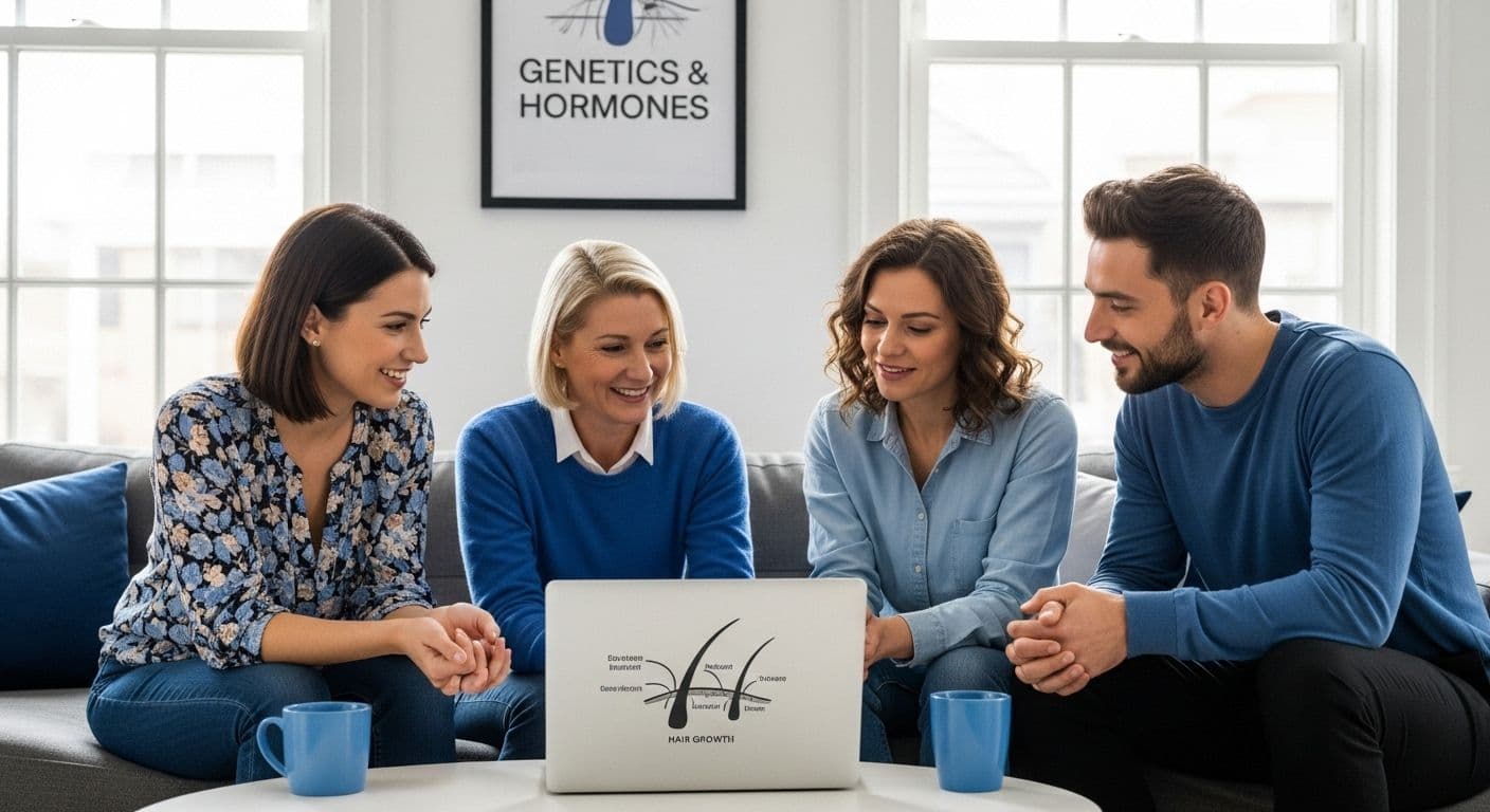 hair growth genetics hormones