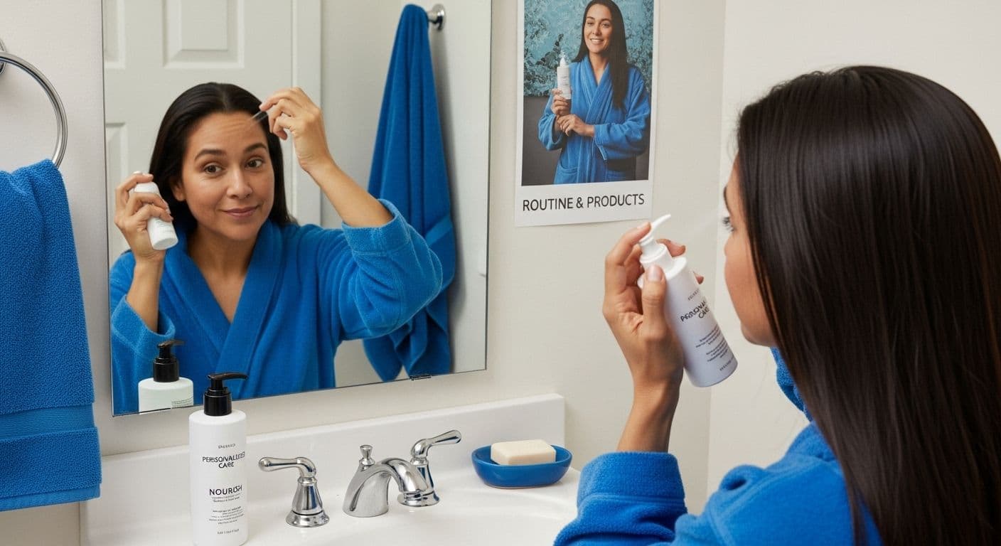 fine hair daily routine