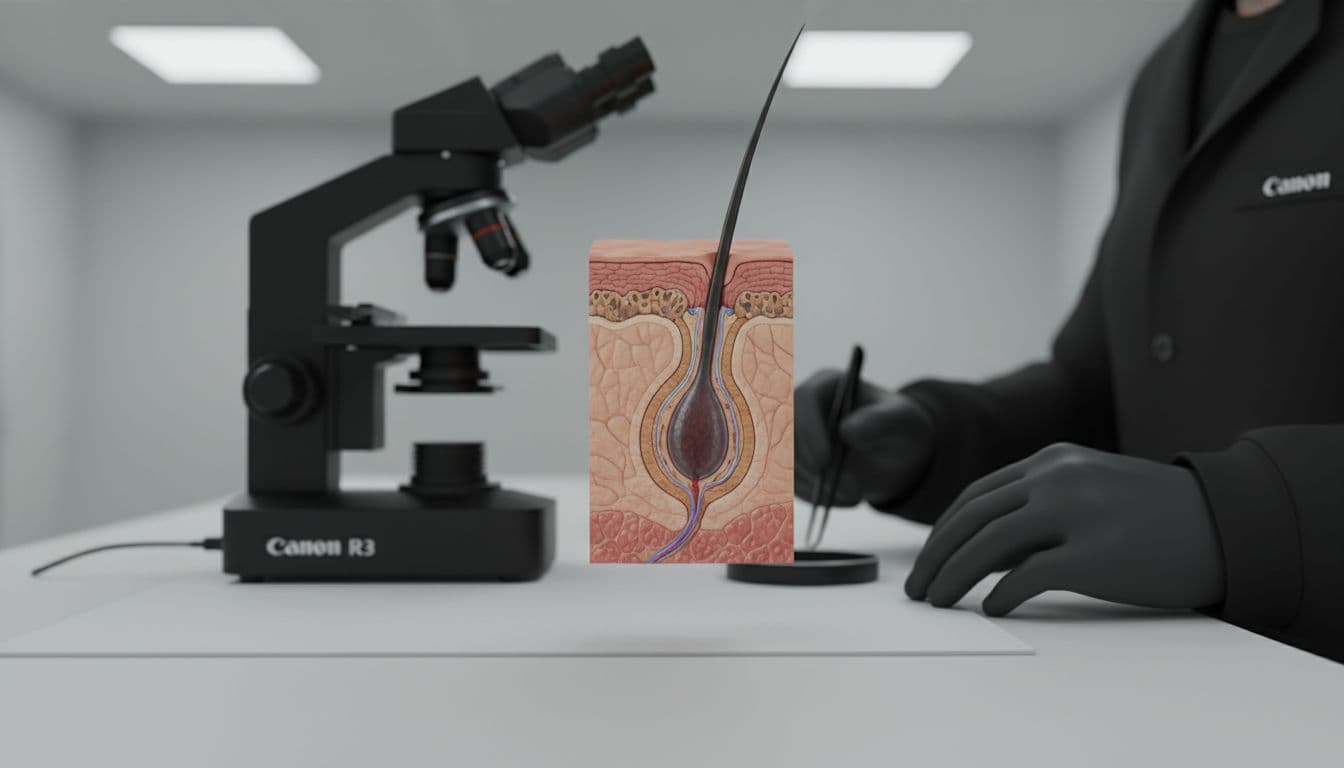 structure follicule pileux