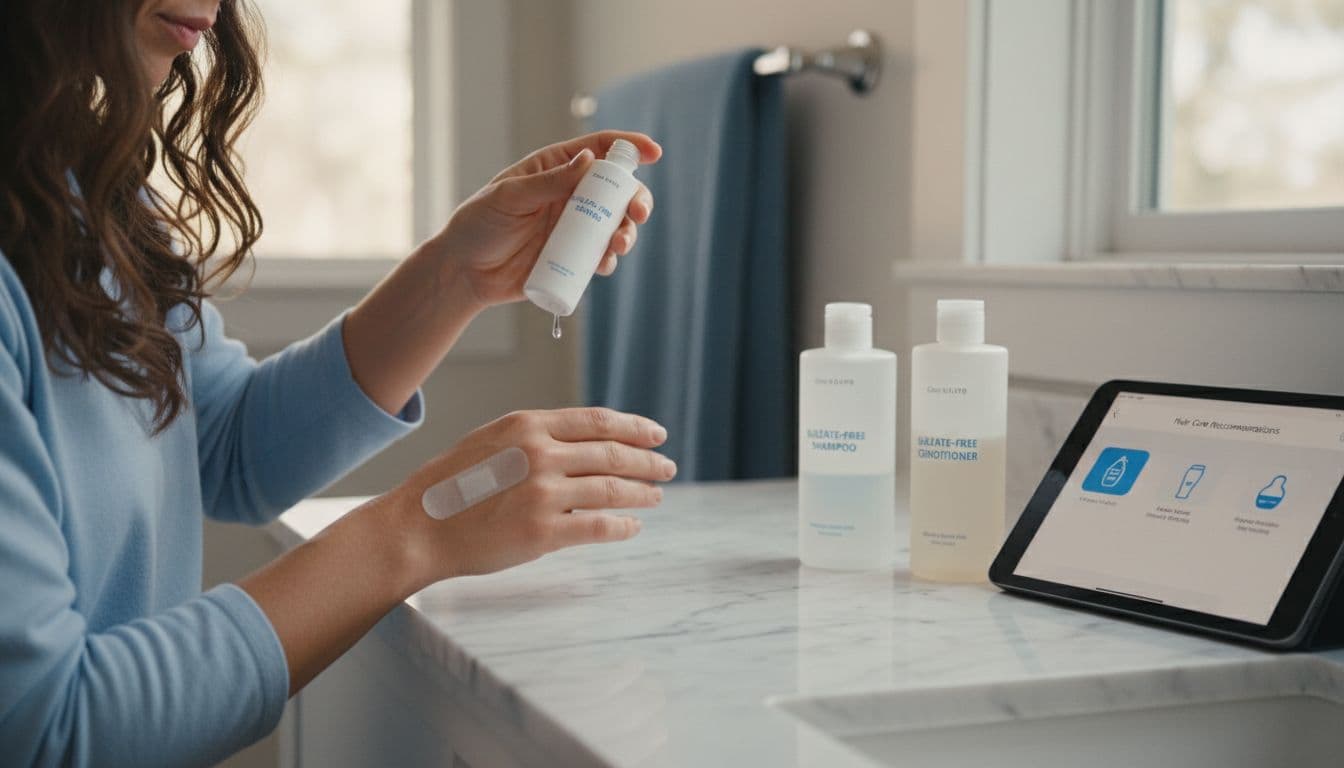 personalized hair product routine