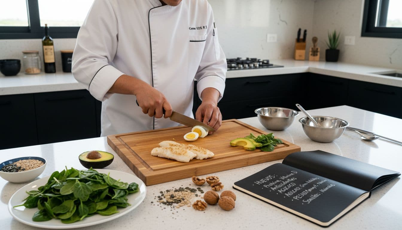 alimentos saludables cabello