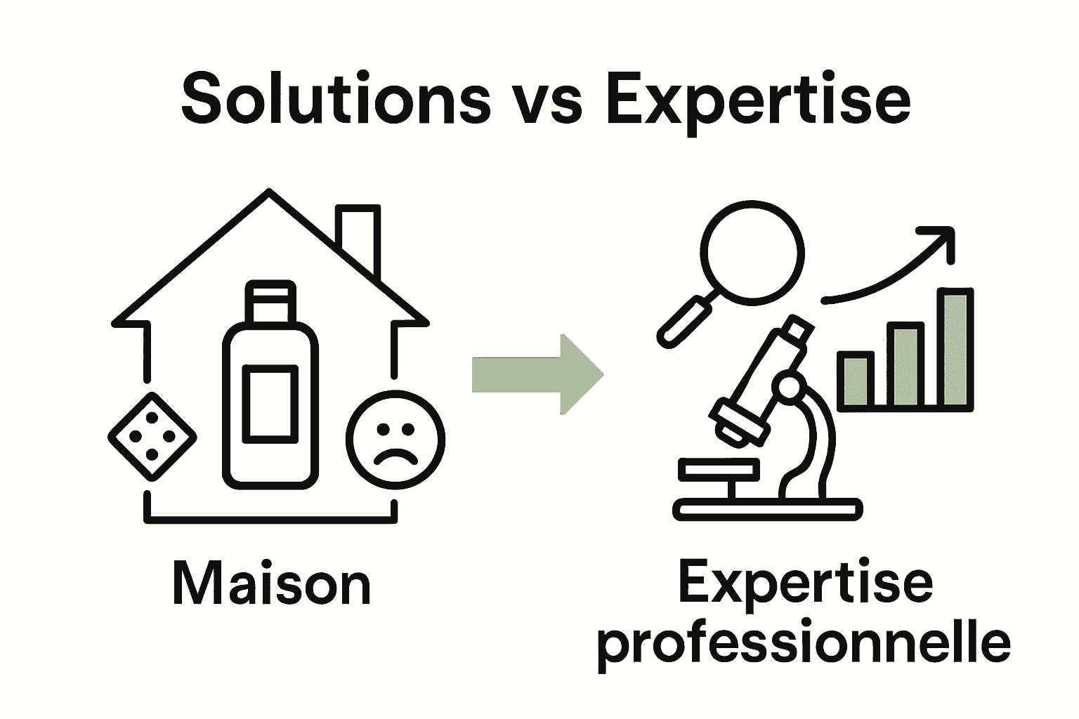 Comparaison solutions maison et expertise capillaire professionnelle