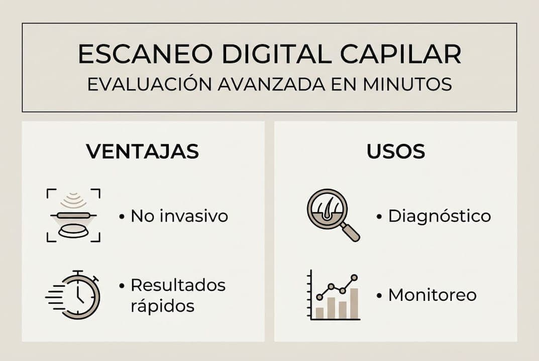 Descubre en esta infografía todo lo que necesitas saber sobre el análisis digital del cabello: sus principales beneficios y las aplicaciones más innovadoras para cuidar tu salud capilar.