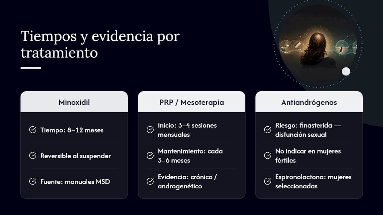 Comparativa de cronogramas de tratamientos para el cabello